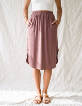 Bamboo Camila Midi Skirt