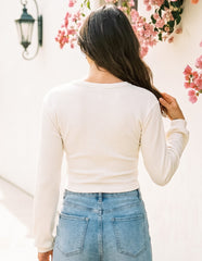 Lea Crop Long Sleeve