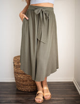 Linen Caterina Midi Skirt