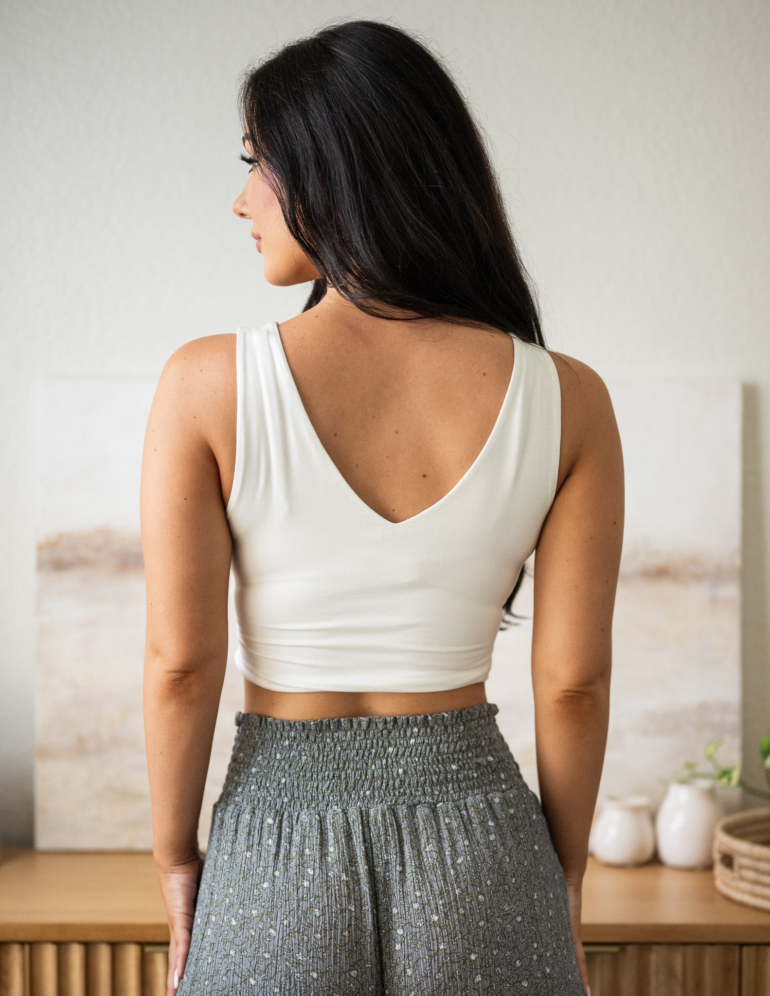 Aida Reversible Crop Tank