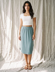Bamboo Camila Midi Skirt