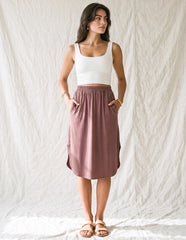 Bamboo Camila Midi Skirt
