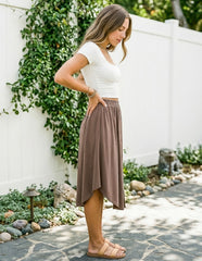 Bamboo Gwendolyn Midi Skirt