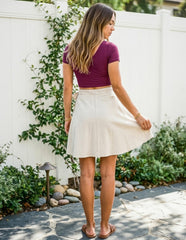 Linen Macey Mini Skirt