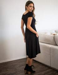 Sarah Pocket Short Sleeve Dress