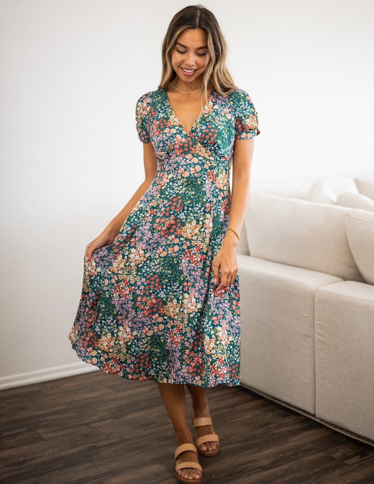 Tencel Gabrielle Midi Dress
