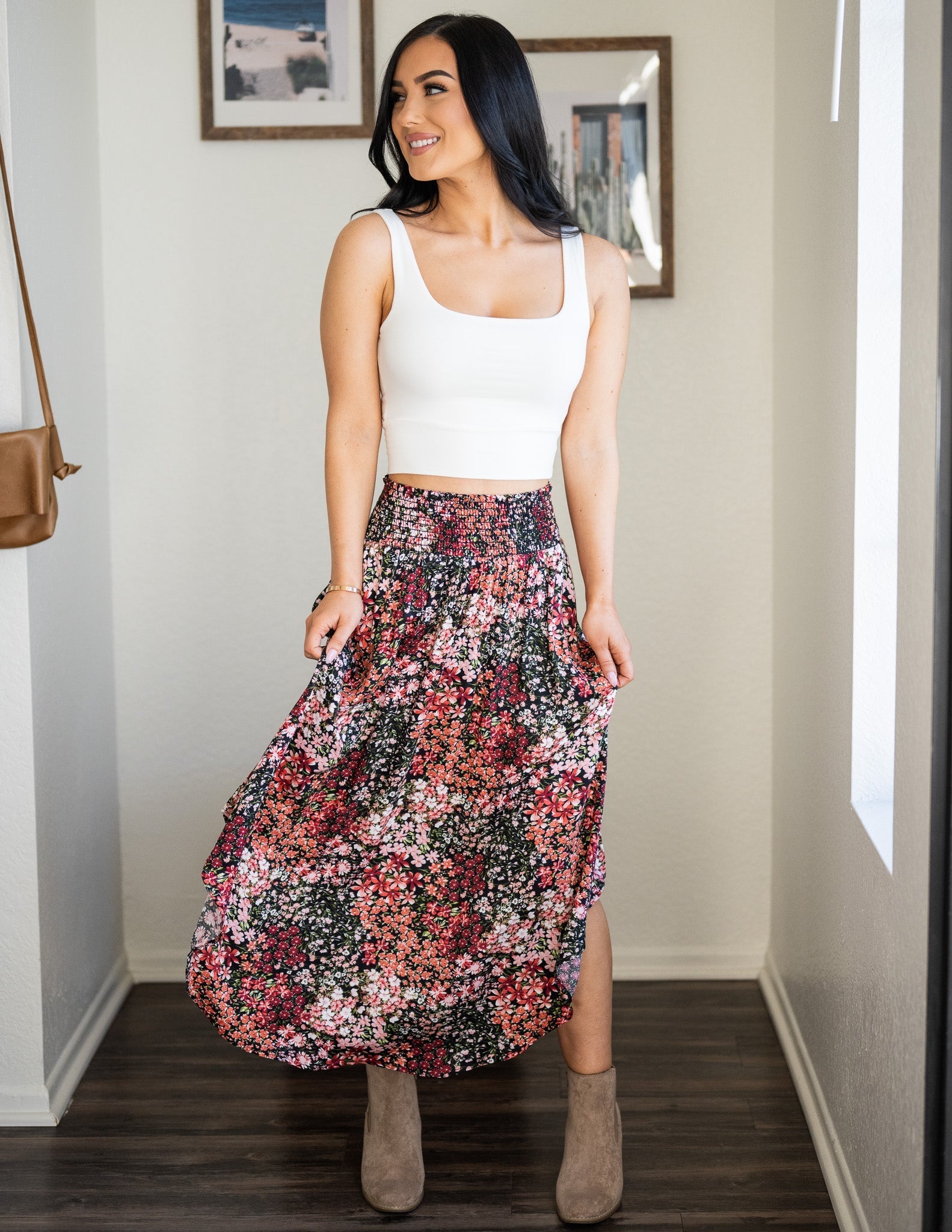 Tencel Mia Midi Skirt